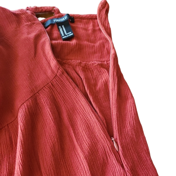 Forever Womans Rust M Spaghetti Strap Top With Adjustable Straps - Picture 4 of 8